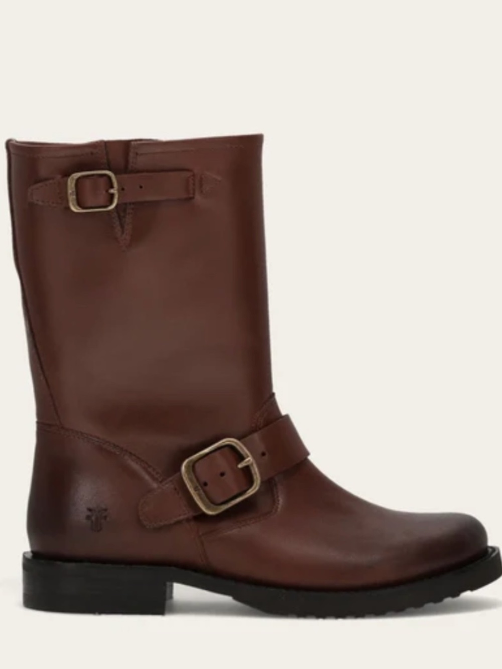 Veronica Frye Flex Bootie 9.5 Walnut Brown